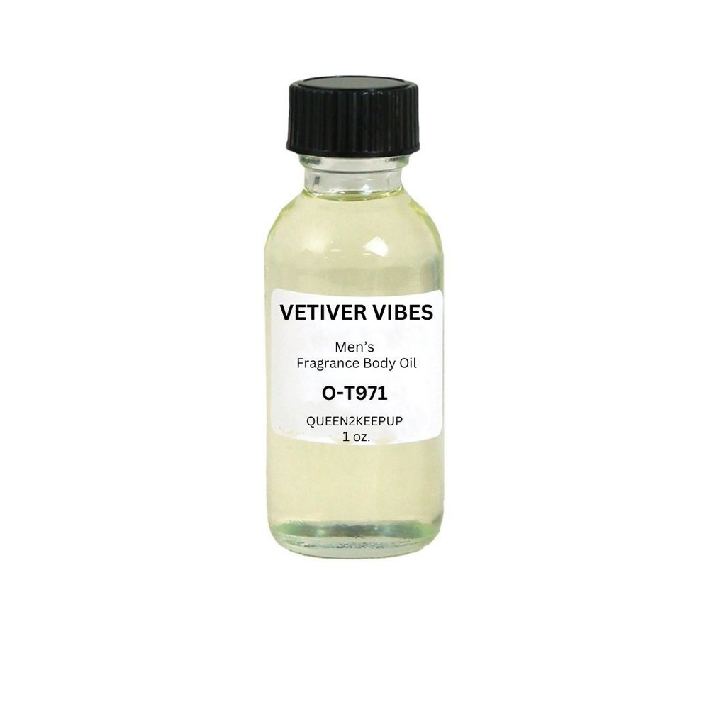 Vetiver Vibes (Men) Body Oil 1 oz Fragrance All Natural Scent